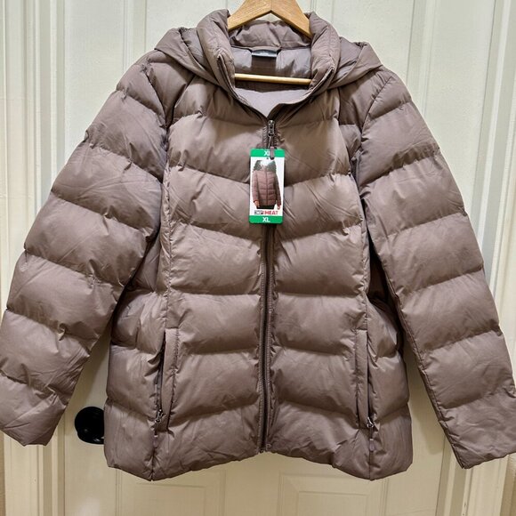 New 32 Degrees Puffer Tech Jacket Women's Size XL Lightweight Water Resistant - Picture 1 of 16